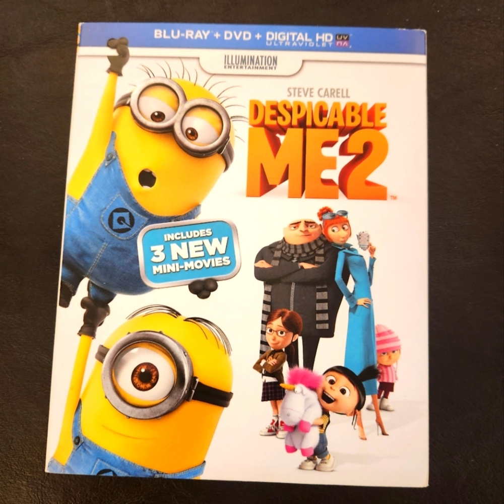 Despicable Me 2 Blu-ray DVD Digital HD